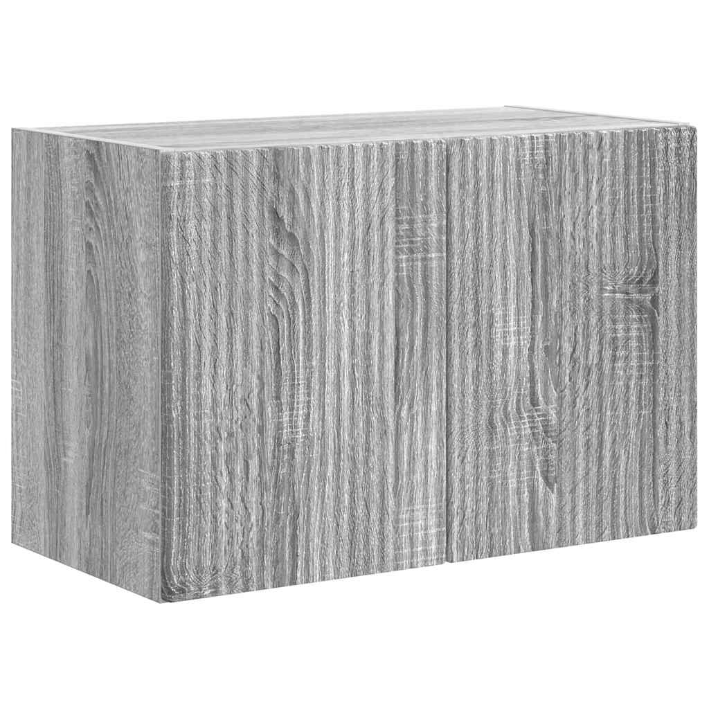TV-wandkast Grijs Sonoma 59,5 x 31 x 40 cm Bewerkt hout is nu te koop bij PeponiXL, paradijselijk wonen!