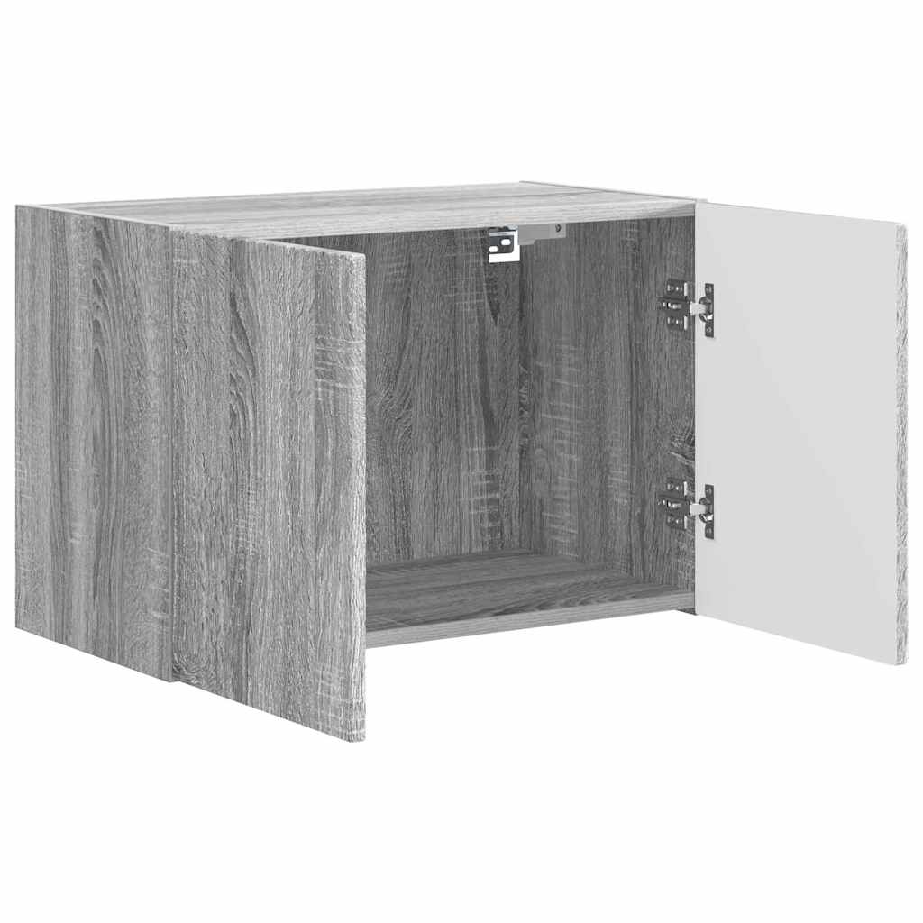 TV-wandkast Grijs Sonoma 59,5 x 31 x 40 cm Bewerkt hout is nu te koop bij PeponiXL, paradijselijk wonen!