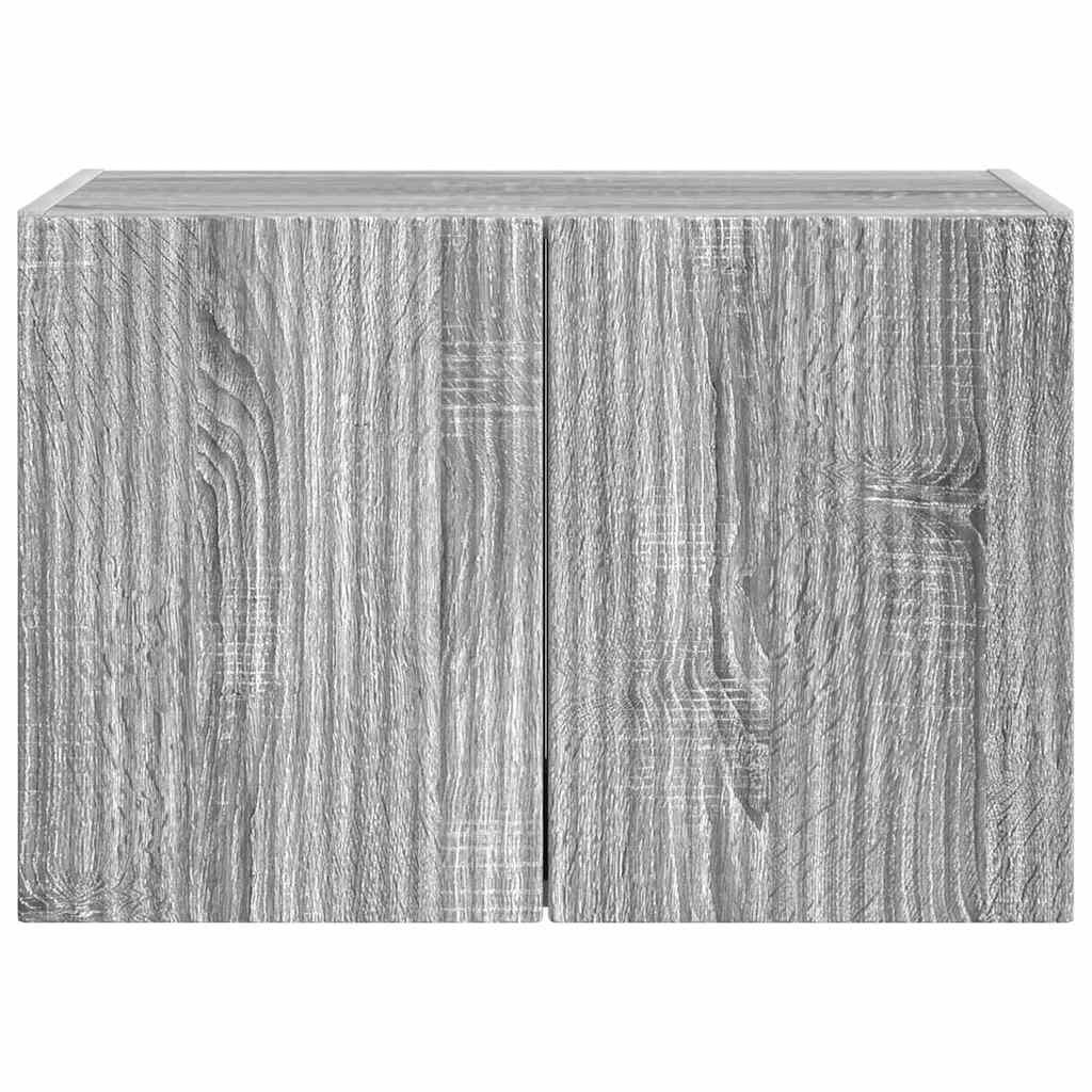 TV-wandkast Grijs Sonoma 59,5 x 31 x 40 cm Bewerkt hout is nu te koop bij PeponiXL, paradijselijk wonen!