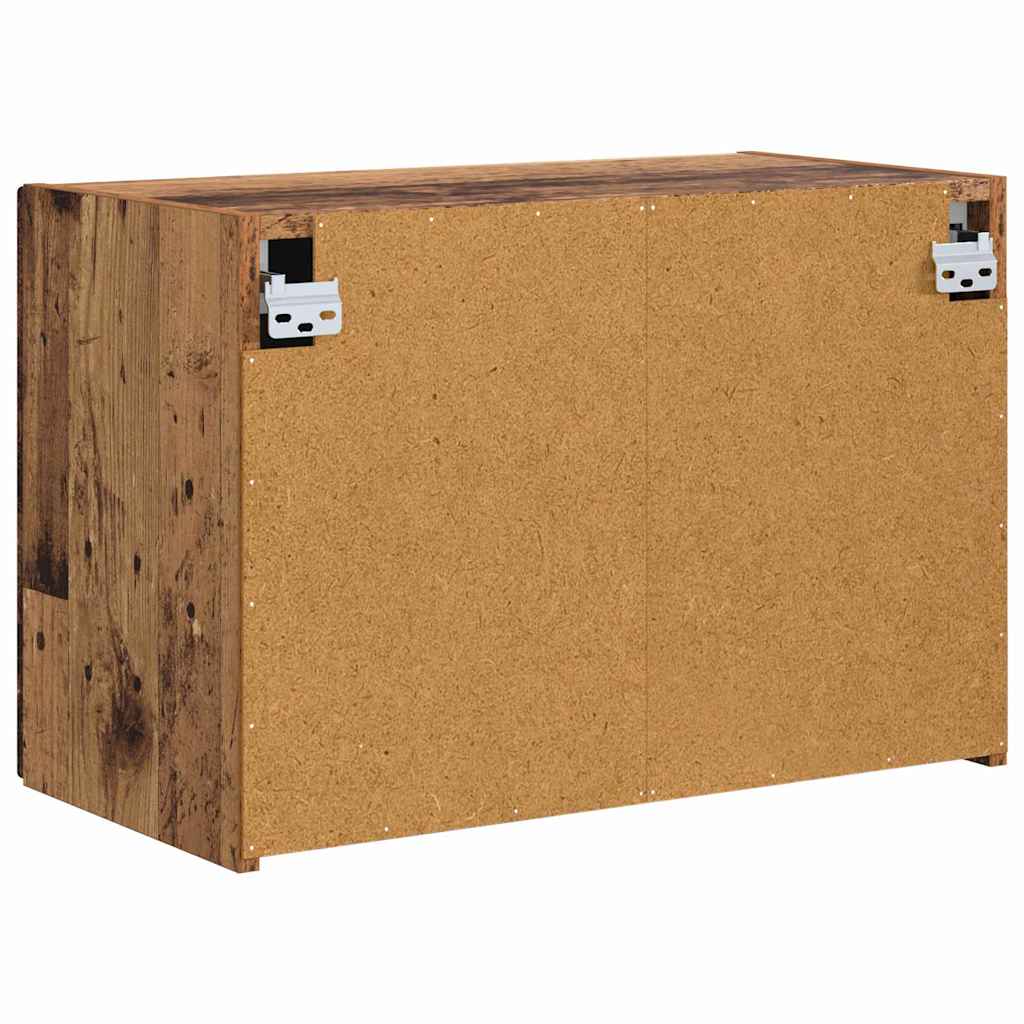 TV-wandkast Oud Hout 59,5 x 31 x 40 cm Bewerkt hout is nu te koop bij PeponiXL, paradijselijk wonen!