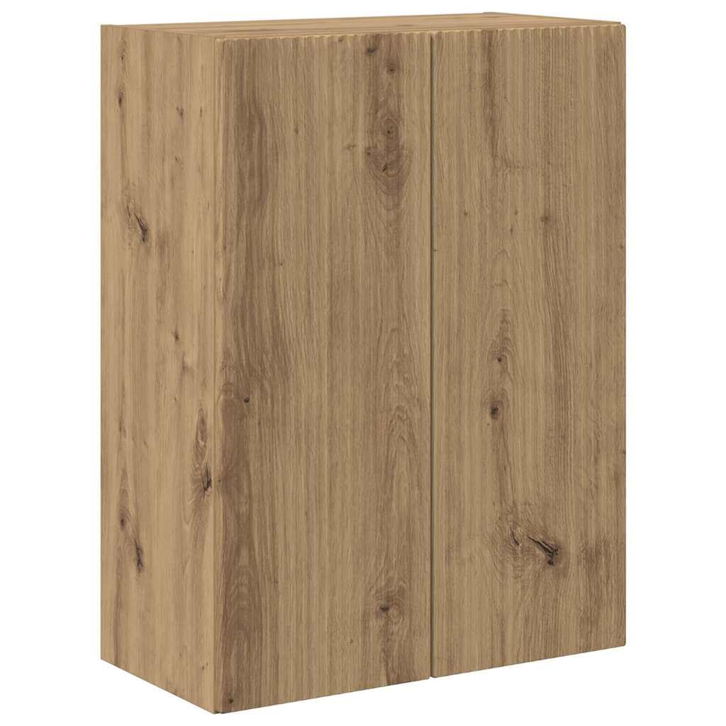 TV-wandkast Wandgemonteerd Wit 59,5 x 31 x 60 cm Bewerkt hout is nu te koop bij PeponiXL, paradijselijk wonen!