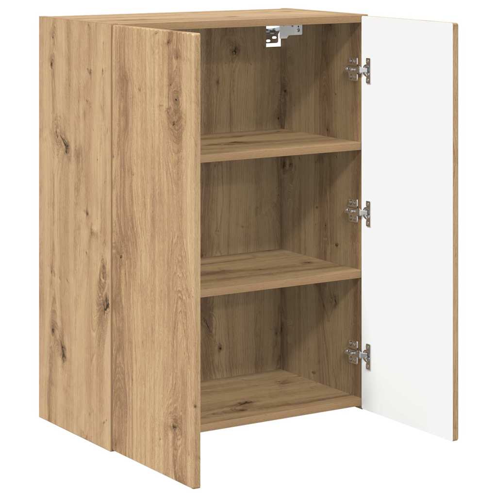 TV-wandkast Wandgemonteerd Wit 59,5 x 31 x 60 cm Bewerkt hout is nu te koop bij PeponiXL, paradijselijk wonen!