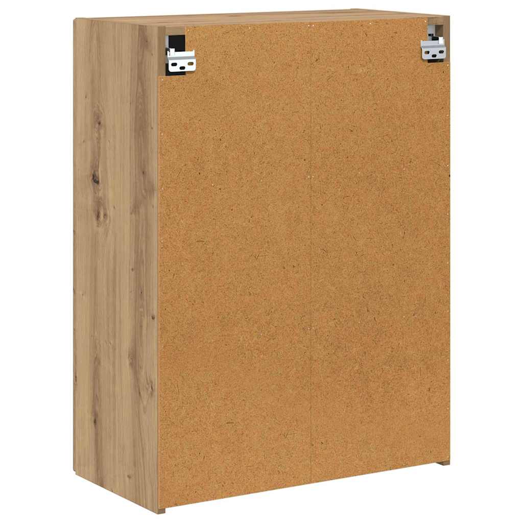 TV-wandkast Wandgemonteerd Wit 59,5 x 31 x 60 cm Bewerkt hout is nu te koop bij PeponiXL, paradijselijk wonen!