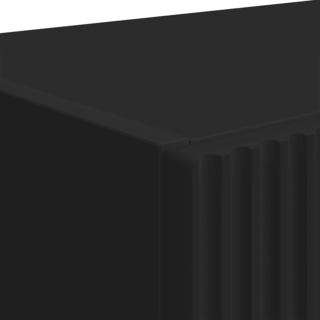 TV-wandkast Wandgemonteerd Zwart 59,5 x 31 x 60 cm Bewerkt hout is nu te koop bij PeponiXL, paradijselijk wonen!