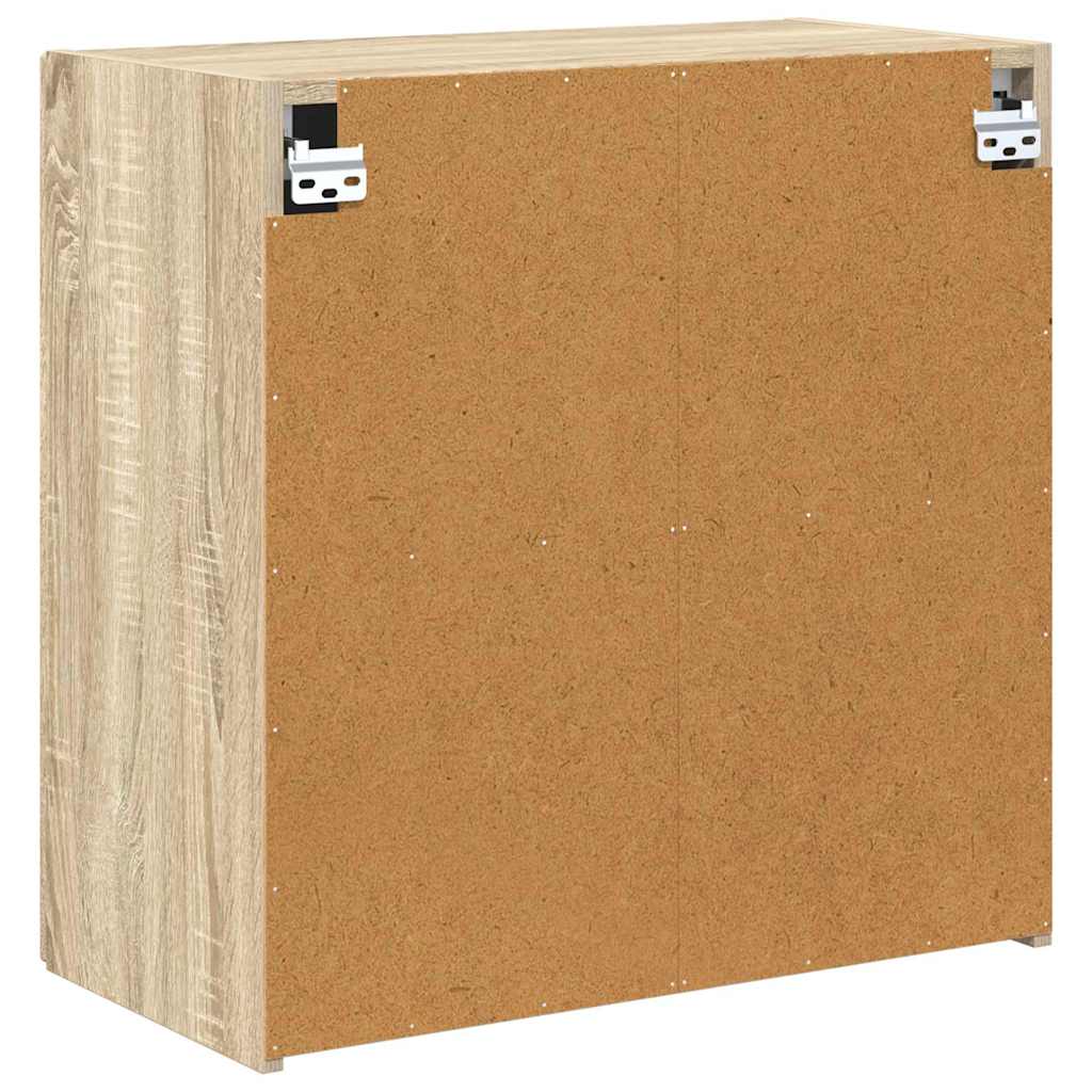 TV-wandkast Sonoma Eiken 59,5 x 31 x 60 cm Bewerkt hout is nu te koop bij PeponiXL, paradijselijk wonen!
