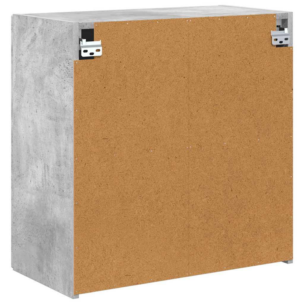 TV-wandkast Beton Grijs 59,5 x 31 x 60 cm Bewerkt hout is nu te koop bij PeponiXL, paradijselijk wonen!