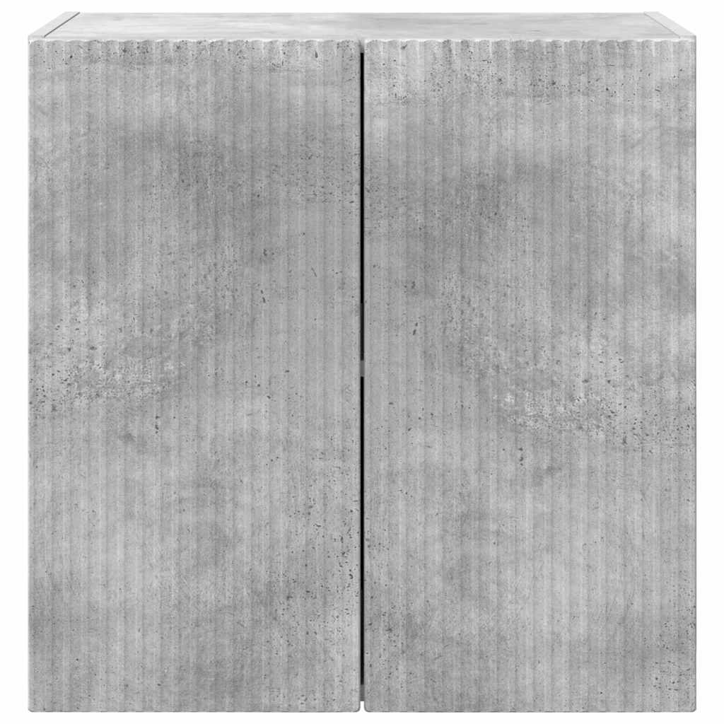 TV-wandkast Beton Grijs 59,5 x 31 x 60 cm Bewerkt hout is nu te koop bij PeponiXL, paradijselijk wonen!