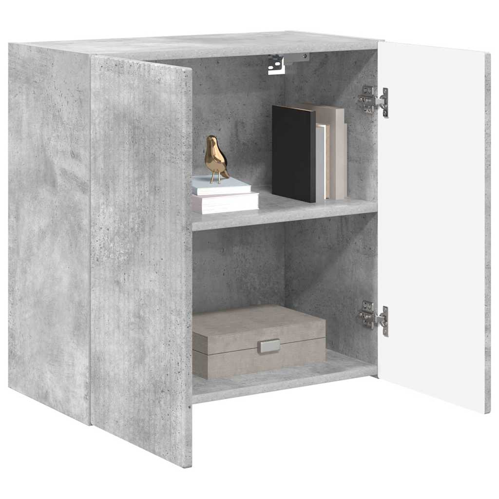 TV-wandkast Beton Grijs 59,5 x 31 x 60 cm Bewerkt hout is nu te koop bij PeponiXL, paradijselijk wonen!