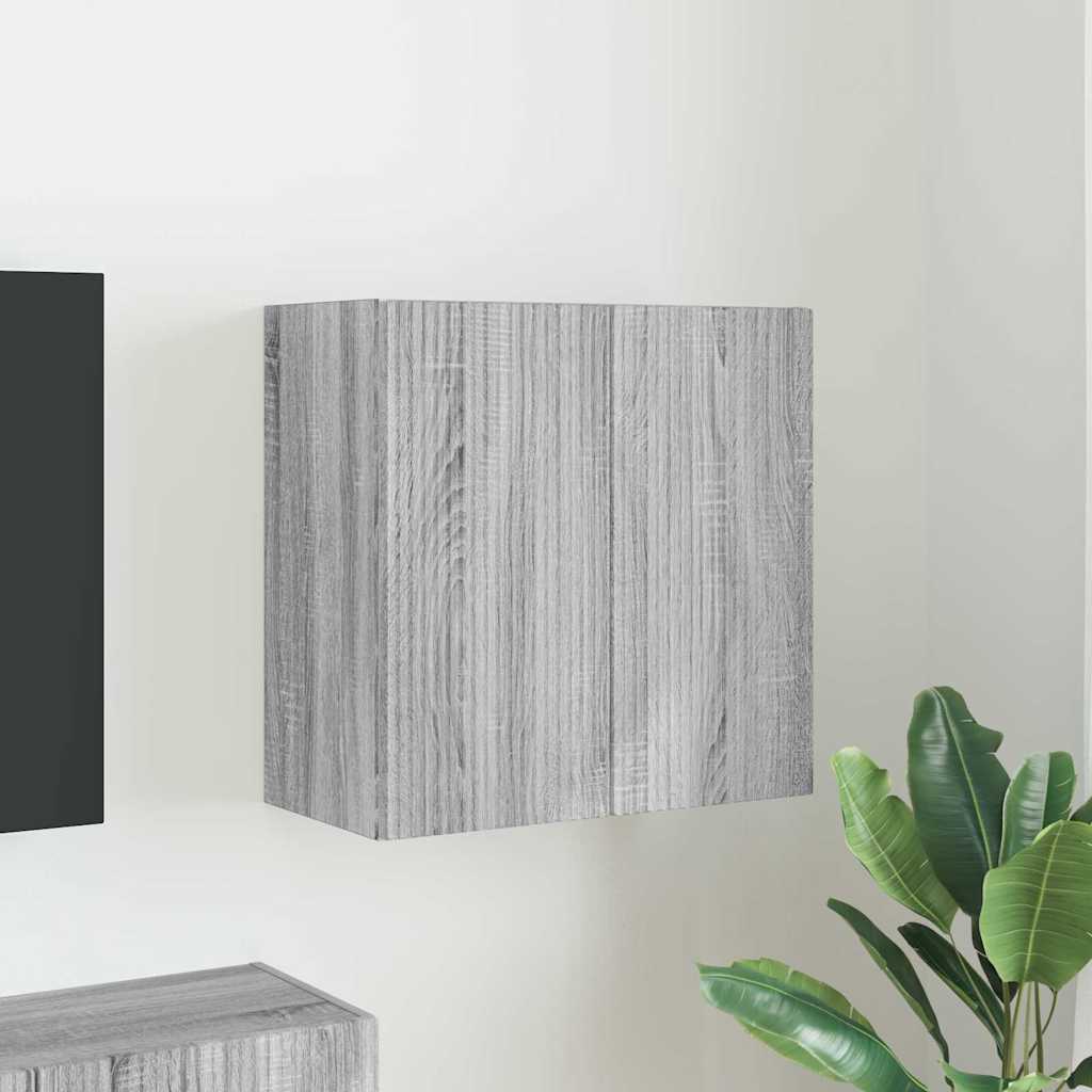 TV-wandkast Grijs Sonoma 59,5 x 31 x 60 cm Bewerkt hout is nu te koop bij PeponiXL, paradijselijk wonen!