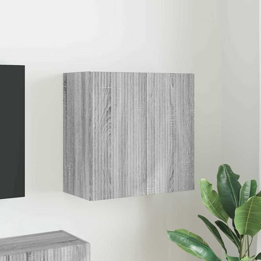 TV-wandkast Grijs Sonoma 59,5 x 31 x 60 cm Bewerkt hout is nu te koop bij PeponiXL, paradijselijk wonen!