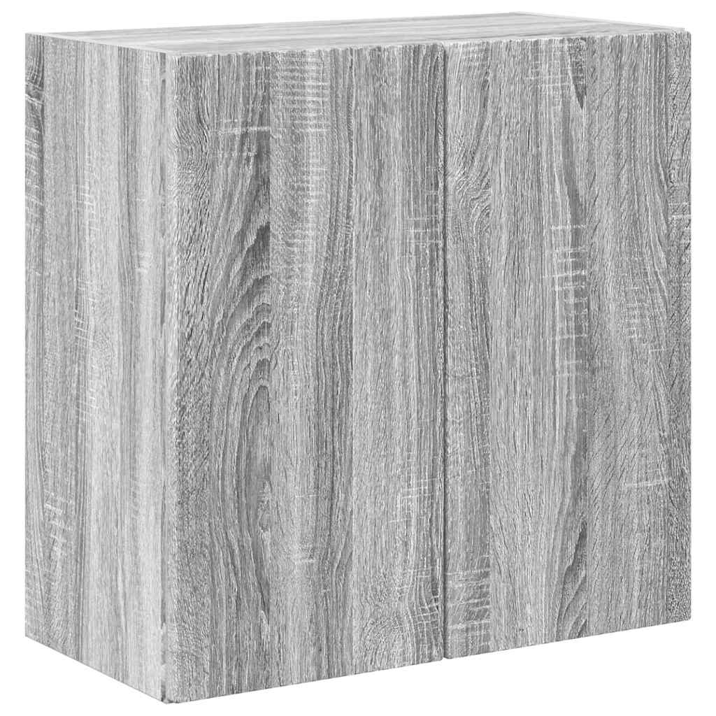 TV-wandkast Grijs Sonoma 59,5 x 31 x 60 cm Bewerkt hout is nu te koop bij PeponiXL, paradijselijk wonen!