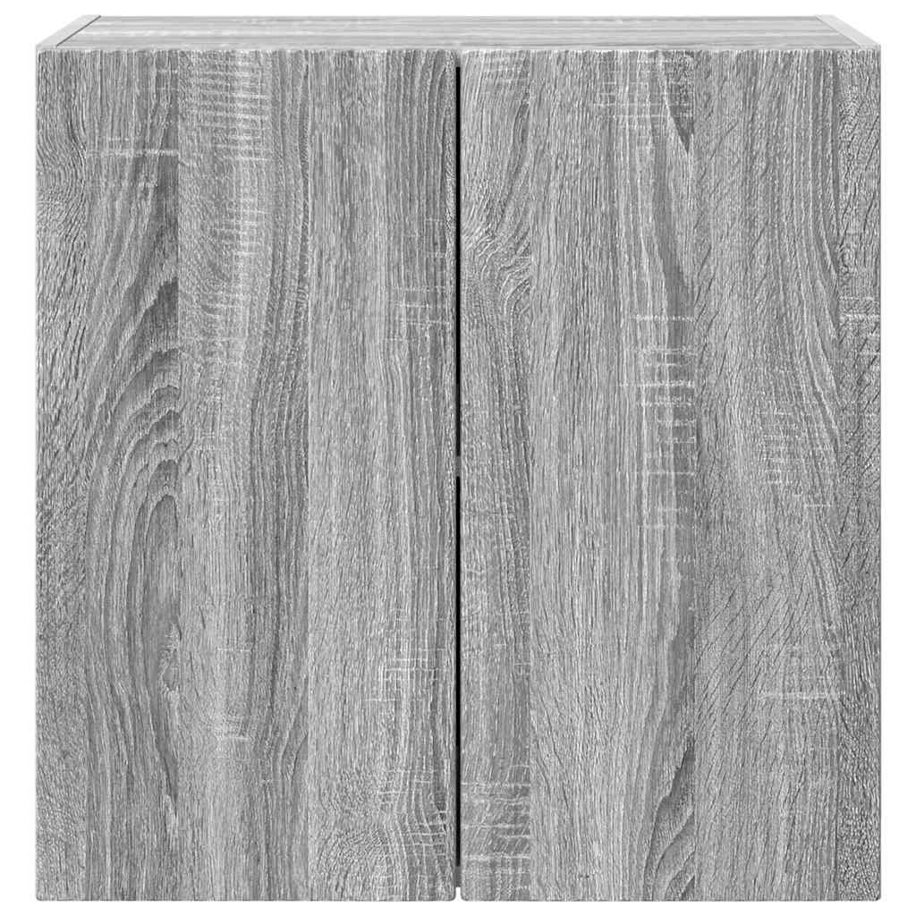 TV-wandkast Grijs Sonoma 59,5 x 31 x 60 cm Bewerkt hout is nu te koop bij PeponiXL, paradijselijk wonen!