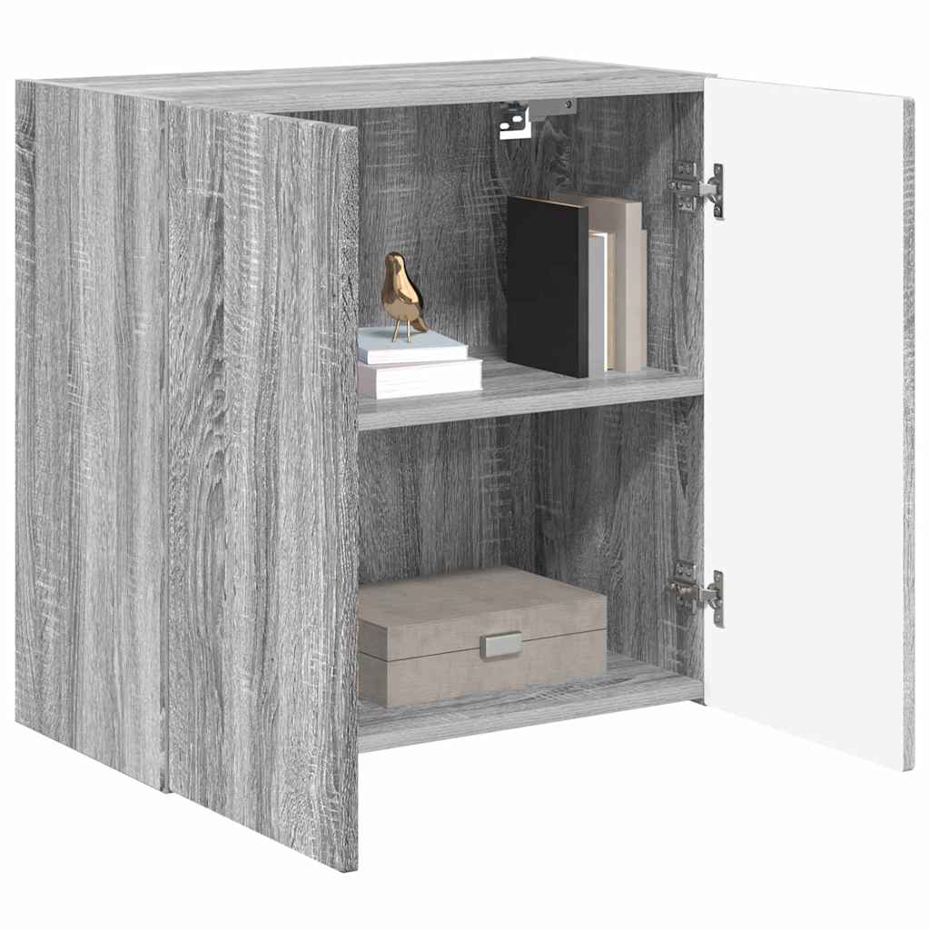 TV-wandkast Grijs Sonoma 59,5 x 31 x 60 cm Bewerkt hout is nu te koop bij PeponiXL, paradijselijk wonen!