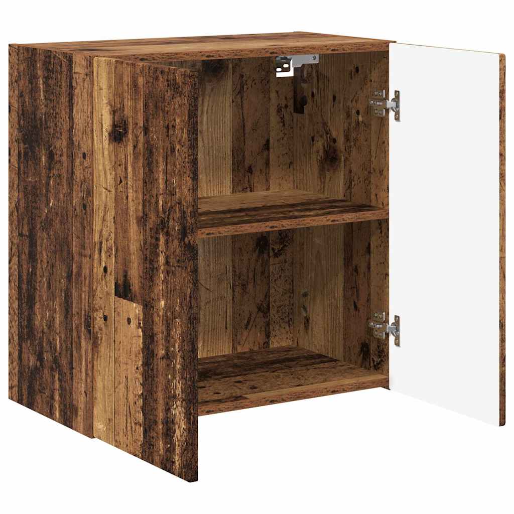 TV-wandkast Oud Hout 59,5 x 31 x 60 cm Bewerkt hout is nu te koop bij PeponiXL, paradijselijk wonen!