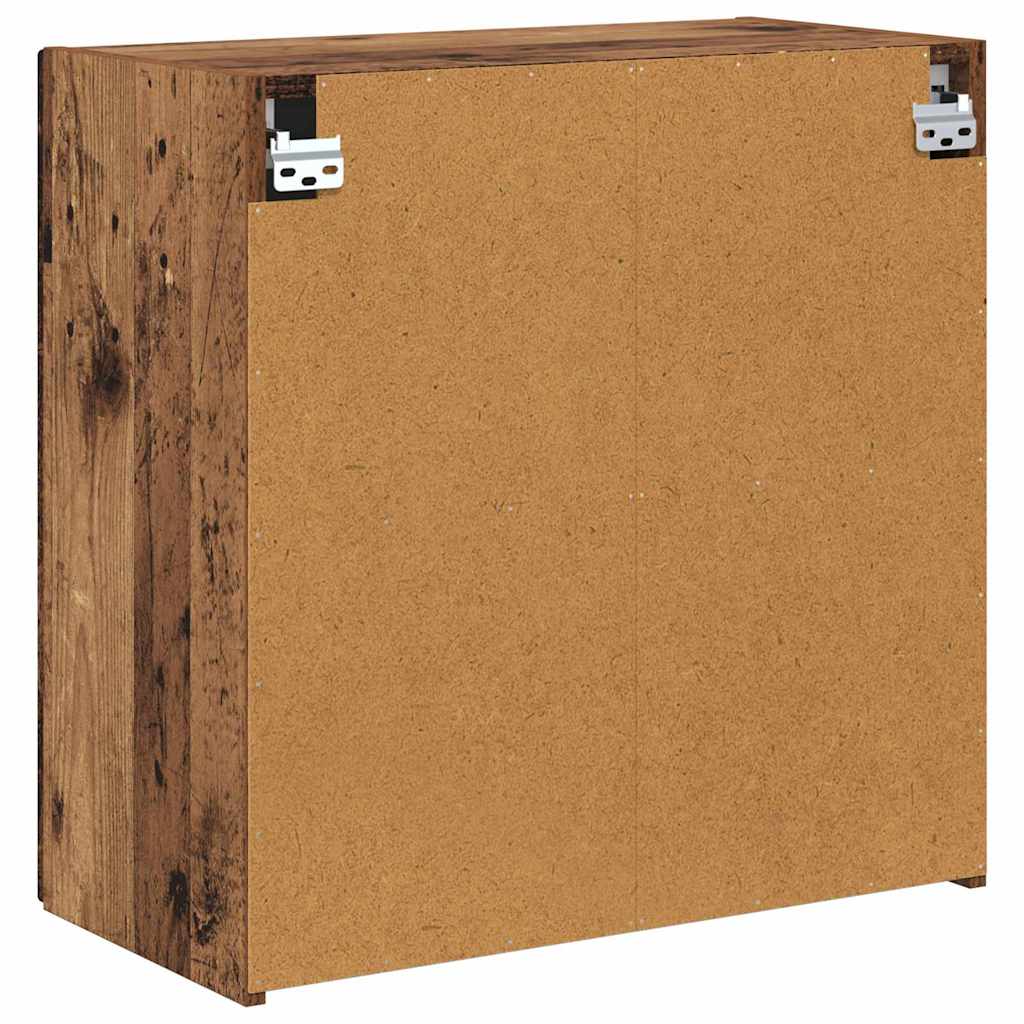 TV-wandkast Oud Hout 59,5 x 31 x 60 cm Bewerkt hout is nu te koop bij PeponiXL, paradijselijk wonen!