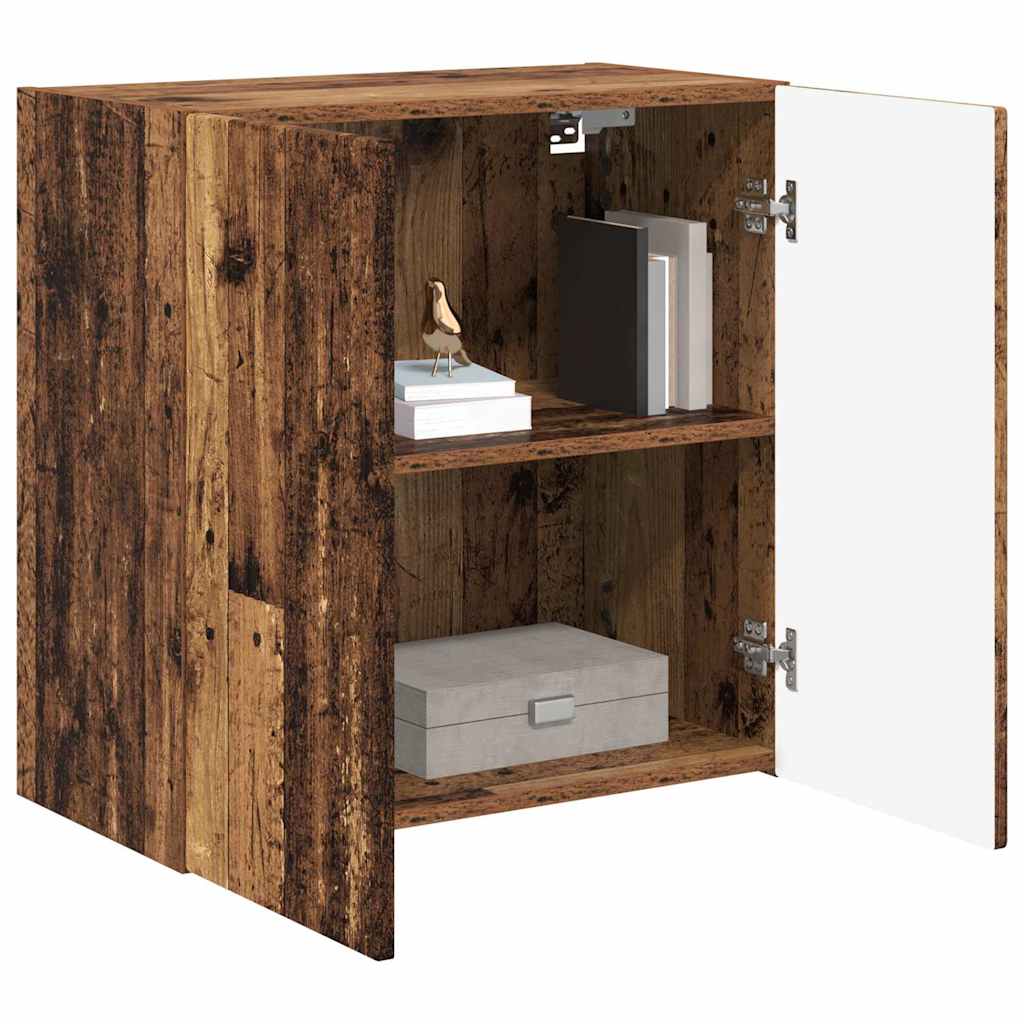 TV-wandkast Oud Hout 59,5 x 31 x 60 cm Bewerkt hout is nu te koop bij PeponiXL, paradijselijk wonen!