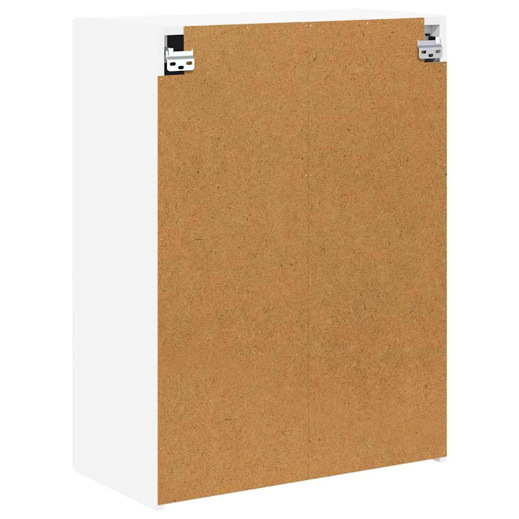 TV-wandkast Wandgemonteerd Wit 59,5 x 31 x 80 cm Bewerkt hout is nu te koop bij PeponiXL, paradijselijk wonen!