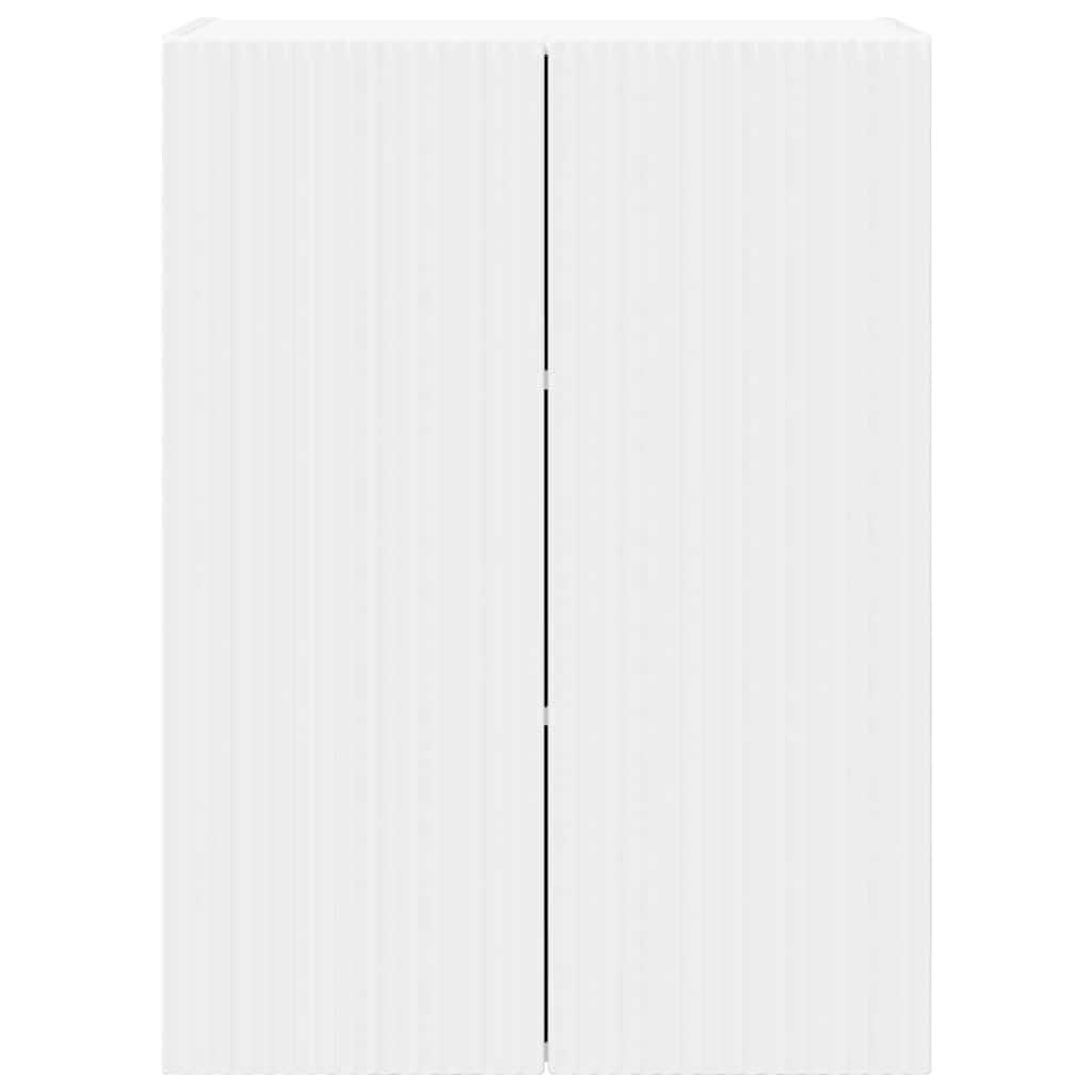TV-wandkast Wandgemonteerd Wit 59,5 x 31 x 80 cm Bewerkt hout is nu te koop bij PeponiXL, paradijselijk wonen!