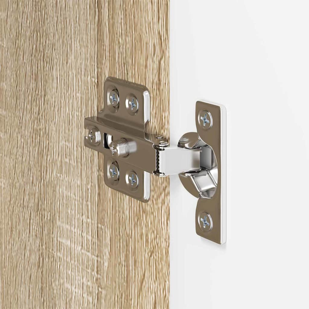 TV-wandkast Sonoma Eiken 59,5 x 31 x 80 cm Bewerkt hout is nu te koop bij PeponiXL, paradijselijk wonen!