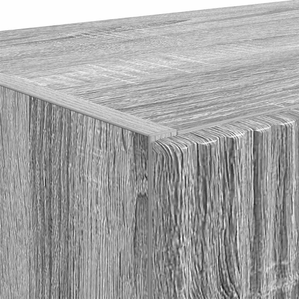 TV-wandkast Grijs Sonoma 59,5 x 31 x 80 cm Bewerkt hout is nu te koop bij PeponiXL, paradijselijk wonen!