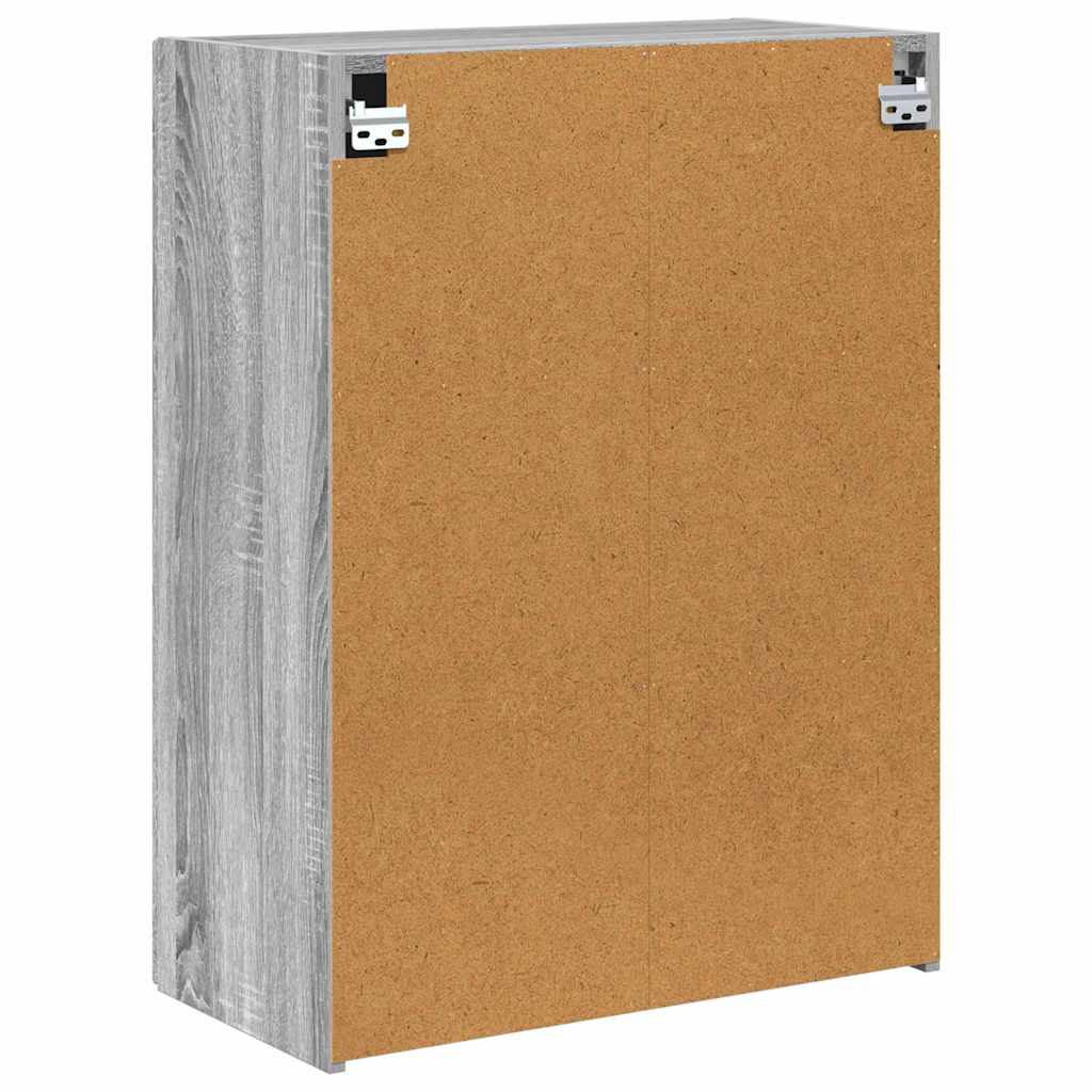 TV-wandkast Grijs Sonoma 59,5 x 31 x 80 cm Bewerkt hout is nu te koop bij PeponiXL, paradijselijk wonen!