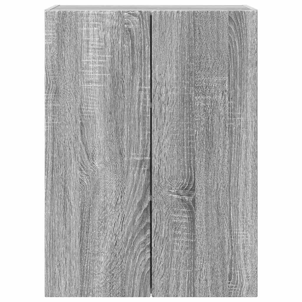 TV-wandkast Grijs Sonoma 59,5 x 31 x 80 cm Bewerkt hout is nu te koop bij PeponiXL, paradijselijk wonen!