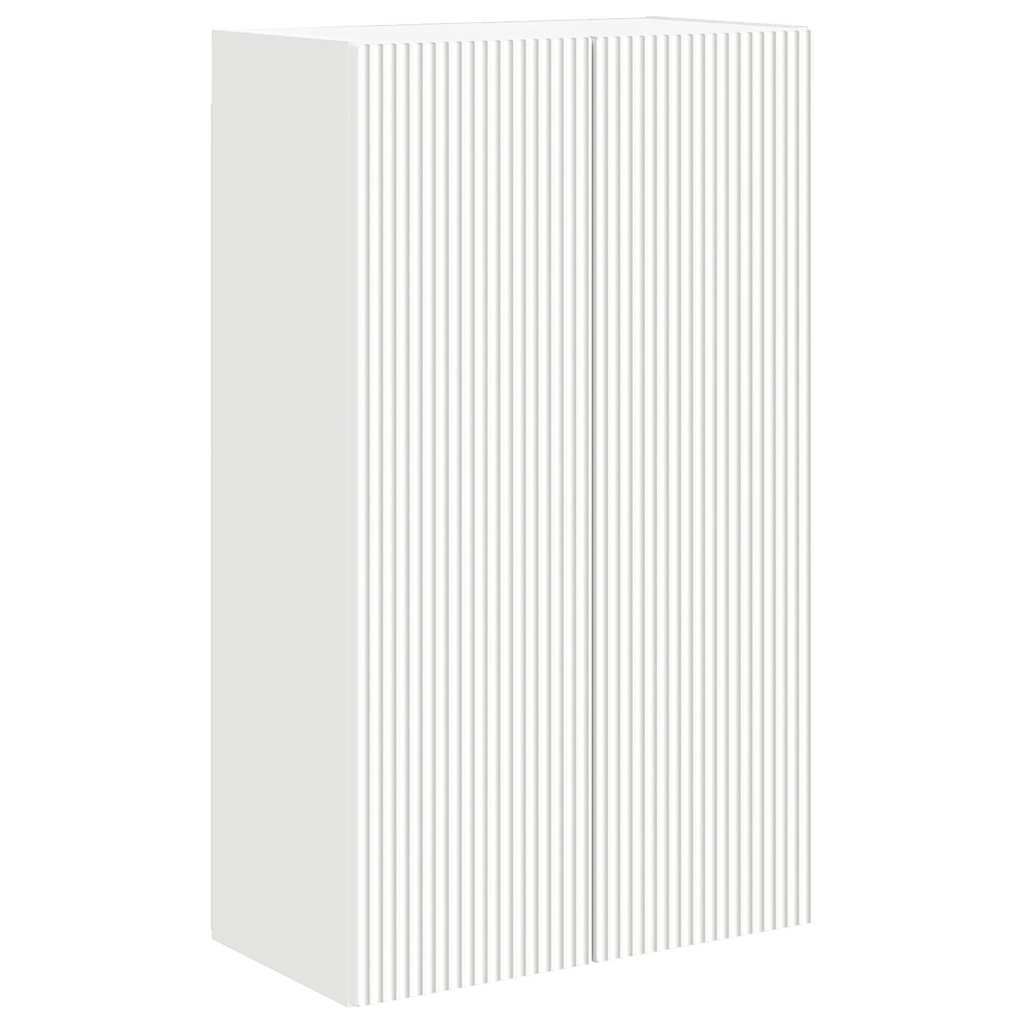 TV-wandkast Wandgemonteerd Wit 59,5 x 31 x 100 cm Bewerkt hout is nu te koop bij PeponiXL, paradijselijk wonen!