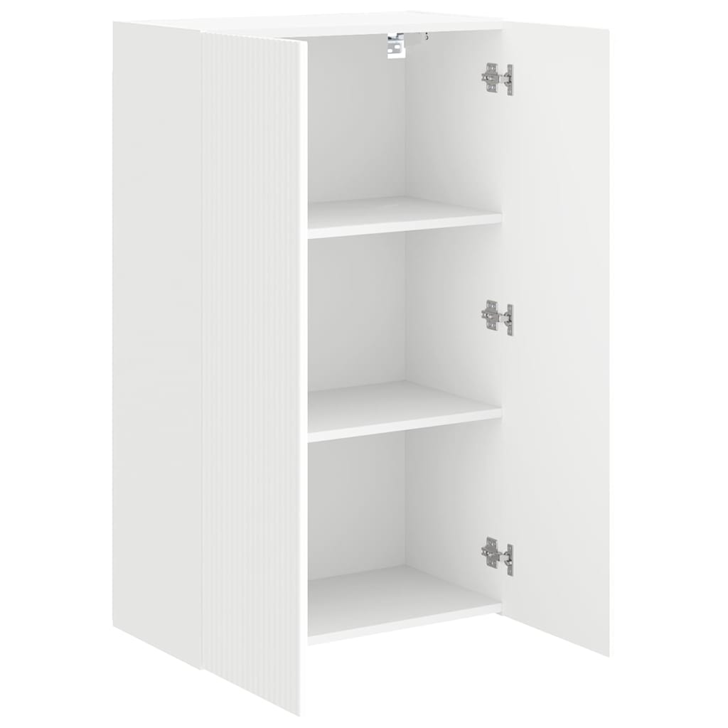 TV-wandkast Wandgemonteerd Wit 59,5 x 31 x 100 cm Bewerkt hout is nu te koop bij PeponiXL, paradijselijk wonen!