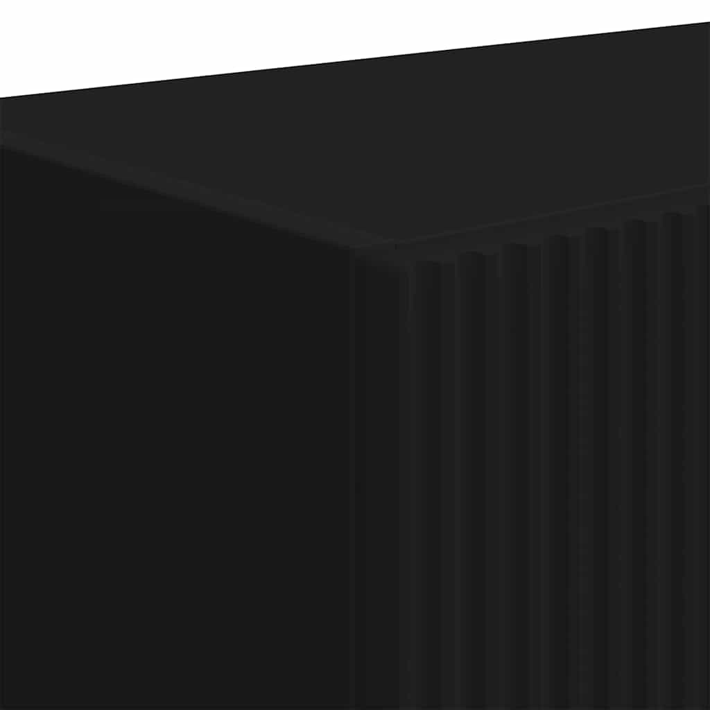 TV-wandkast Zwart 59,5 x 31 x 100 cm Bewerkt hout is nu te koop bij PeponiXL, paradijselijk wonen!