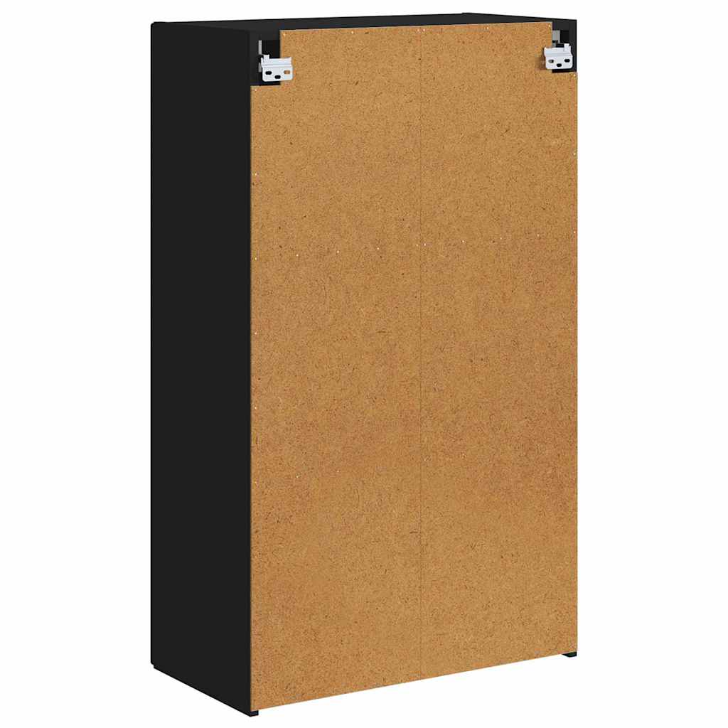 TV-wandkast Zwart 59,5 x 31 x 100 cm Bewerkt hout is nu te koop bij PeponiXL, paradijselijk wonen!
