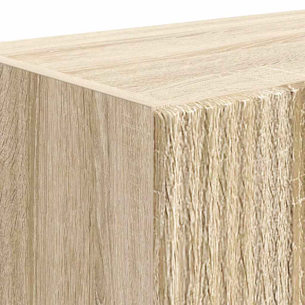 TV-wandkast Sonoma Eiken 59,5 x 31 x 100 cm Bewerkt hout is nu te koop bij PeponiXL, paradijselijk wonen!