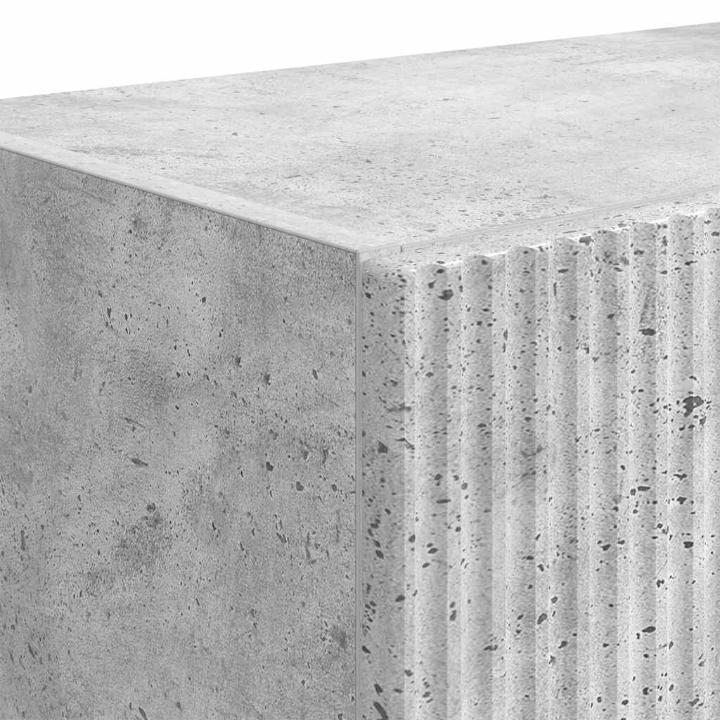 TV-wandkast Beton Grijs 59,5 x 31 x 100 cm Bewerkt hout is nu te koop bij PeponiXL, paradijselijk wonen!