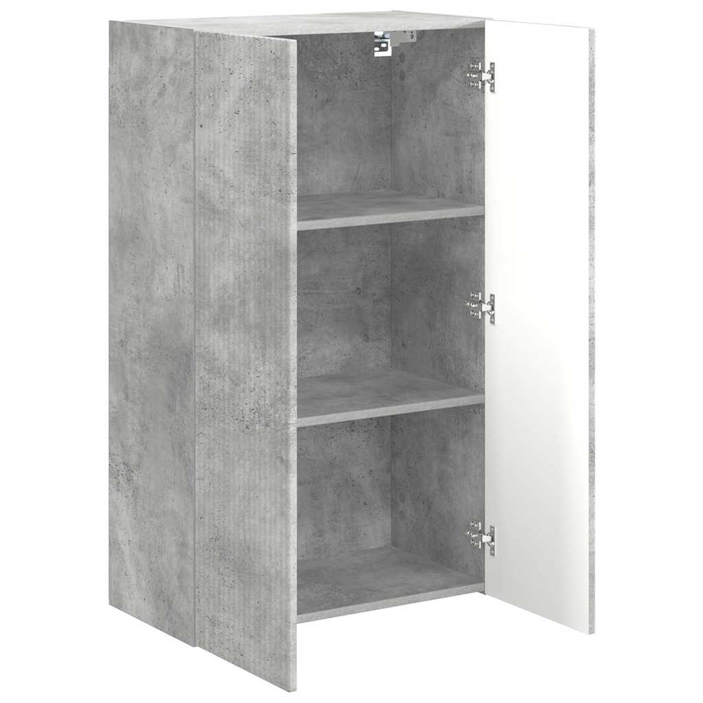TV-wandkast Beton Grijs 59,5 x 31 x 100 cm Bewerkt hout is nu te koop bij PeponiXL, paradijselijk wonen!