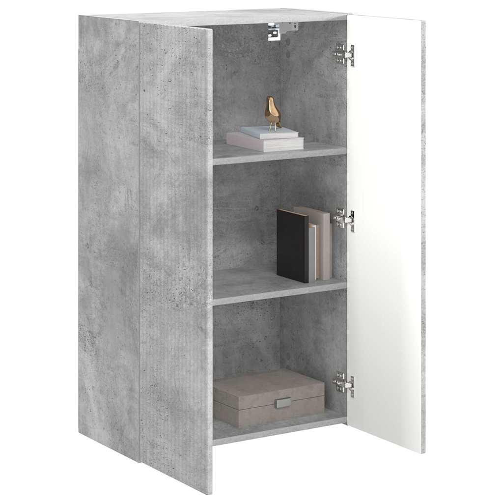 TV-wandkast Beton Grijs 59,5 x 31 x 100 cm Bewerkt hout is nu te koop bij PeponiXL, paradijselijk wonen!