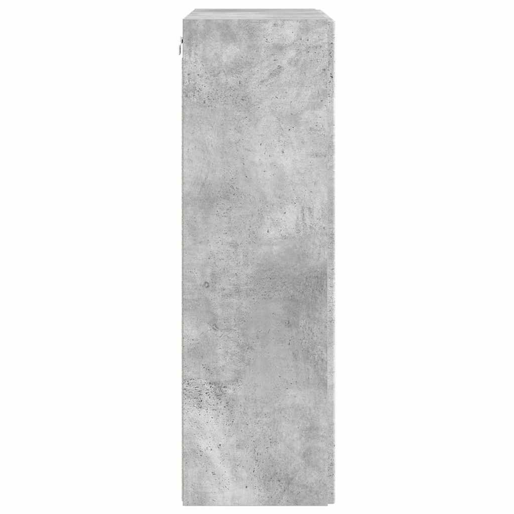 TV-wandkast Beton Grijs 59,5 x 31 x 100 cm Bewerkt hout is nu te koop bij PeponiXL, paradijselijk wonen!