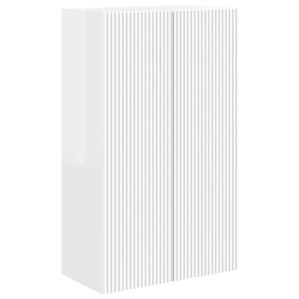 TV-wandkast Hoogglans wit 59,5 x 31 x 100 cm Bewerkt hout is nu te koop bij PeponiXL, paradijselijk wonen!