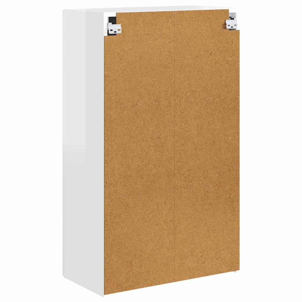 TV-wandkast Hoogglans wit 59,5 x 31 x 100 cm Bewerkt hout is nu te koop bij PeponiXL, paradijselijk wonen!