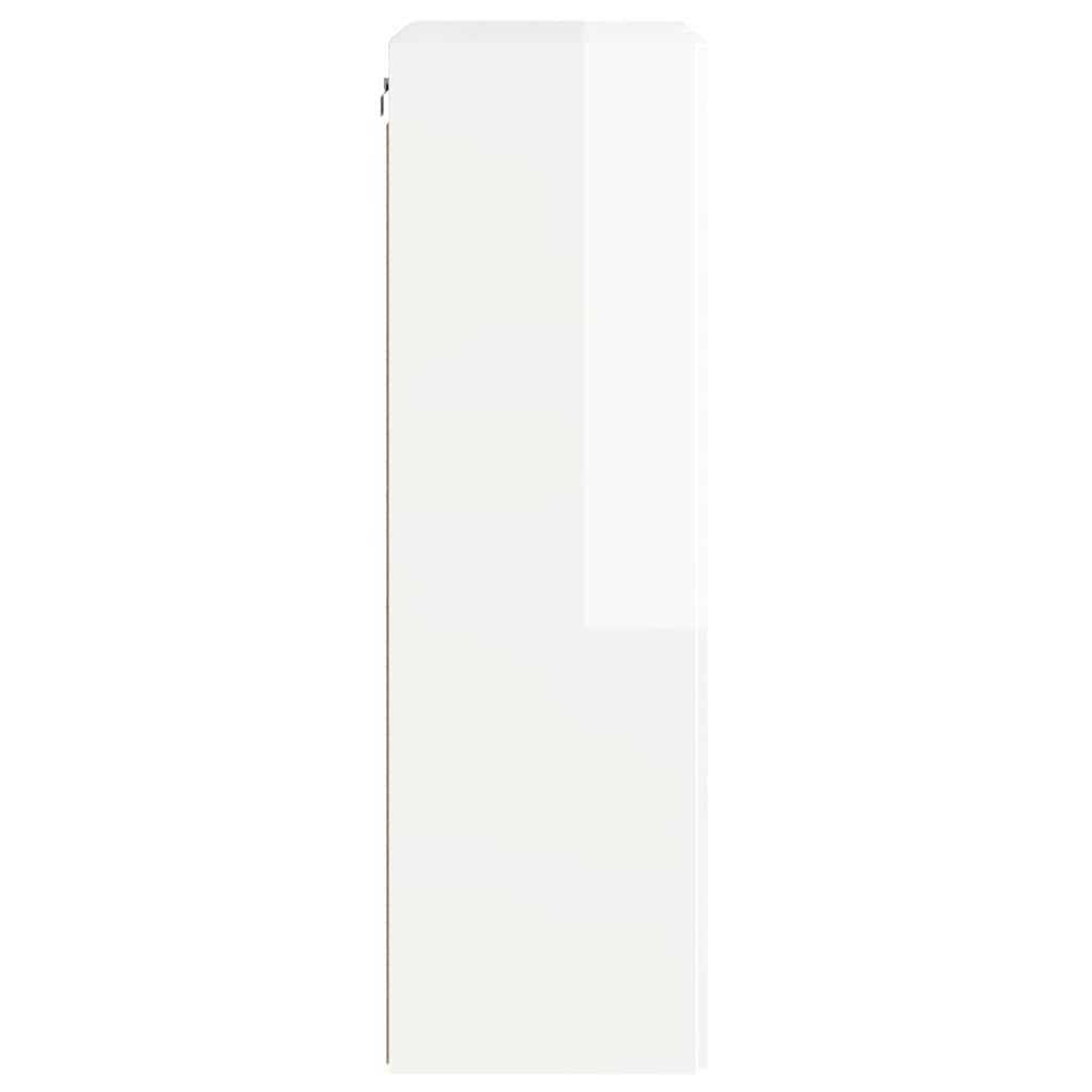 TV-wandkast Hoogglans wit 59,5 x 31 x 100 cm Bewerkt hout is nu te koop bij PeponiXL, paradijselijk wonen!