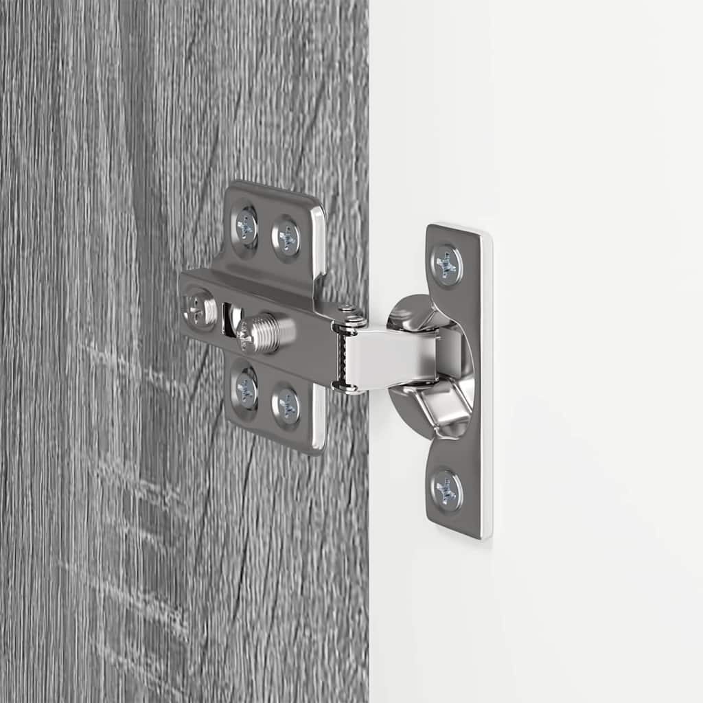 TV-wandkast Grijs Sonoma 59,5 x 31 x 100 cm Bewerkt hout is nu te koop bij PeponiXL, paradijselijk wonen!