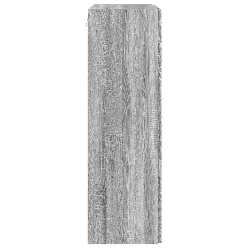 TV-wandkast Grijs Sonoma 59,5 x 31 x 100 cm Bewerkt hout is nu te koop bij PeponiXL, paradijselijk wonen!