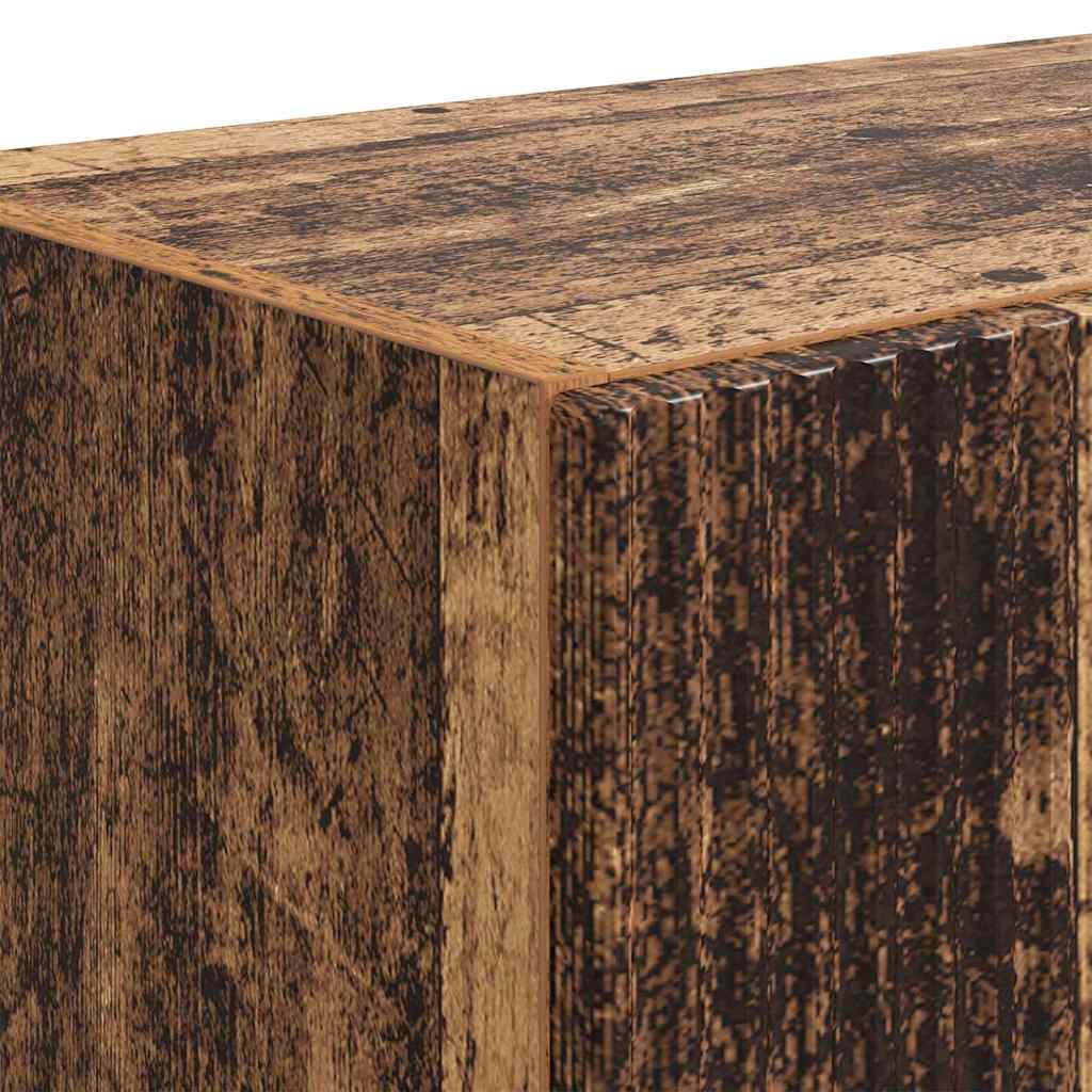 TV-wandkast Oud Hout 59,5 x 31 x 100 cm Bewerkt hout is nu te koop bij PeponiXL, paradijselijk wonen!
