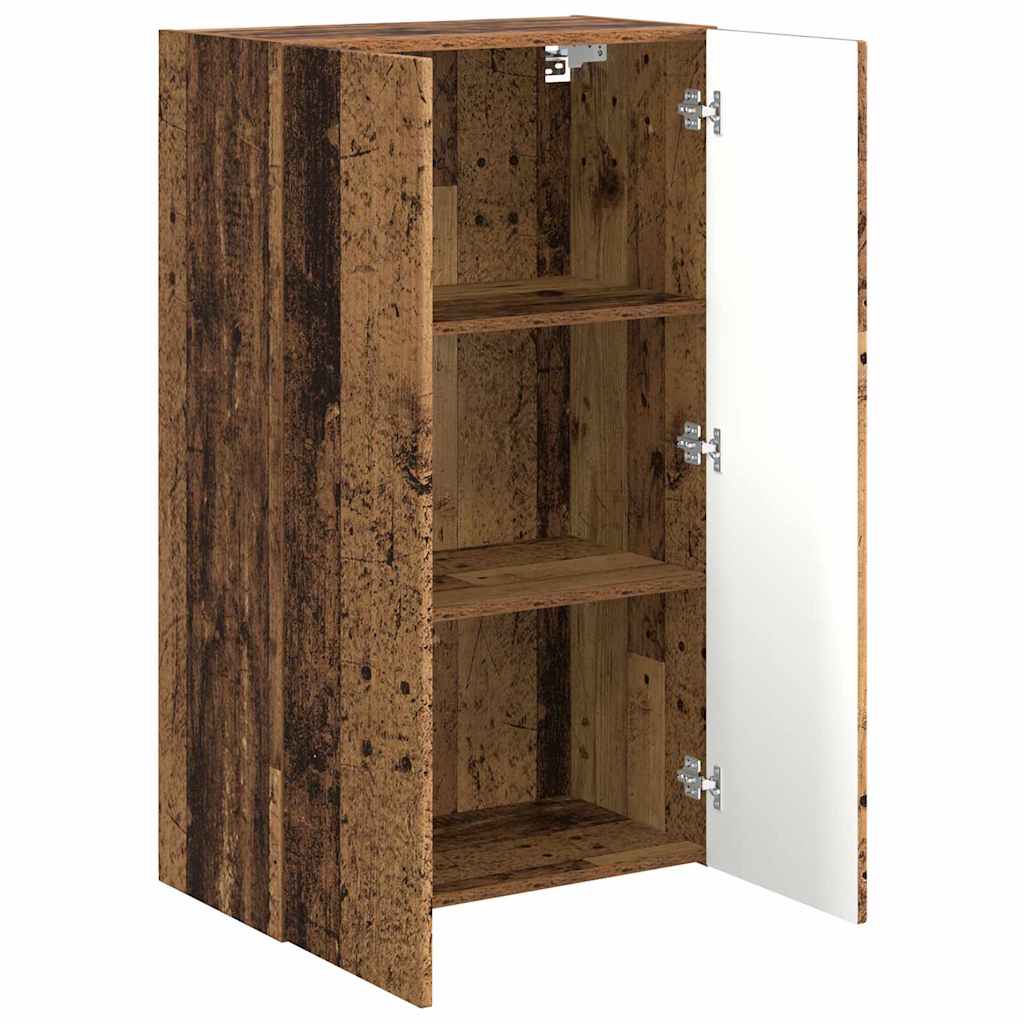TV-wandkast Oud Hout 59,5 x 31 x 100 cm Bewerkt hout is nu te koop bij PeponiXL, paradijselijk wonen!