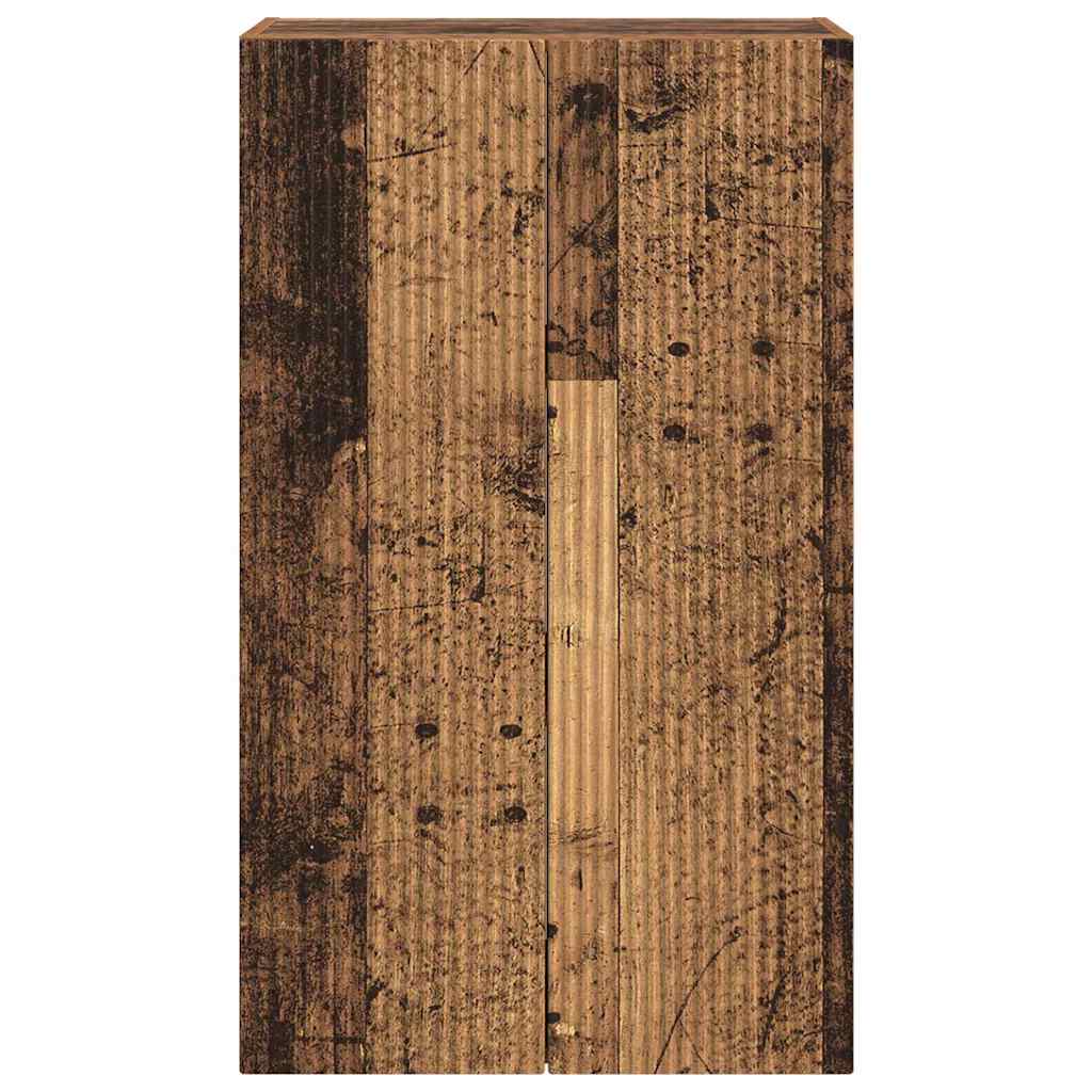 TV-wandkast Oud Hout 59,5 x 31 x 100 cm Bewerkt hout is nu te koop bij PeponiXL, paradijselijk wonen!