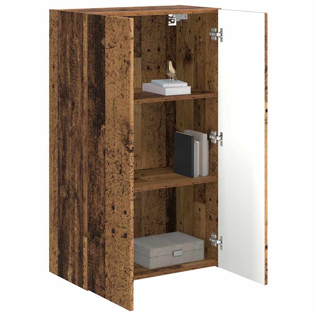 TV-wandkast Oud Hout 59,5 x 31 x 100 cm Bewerkt hout is nu te koop bij PeponiXL, paradijselijk wonen!