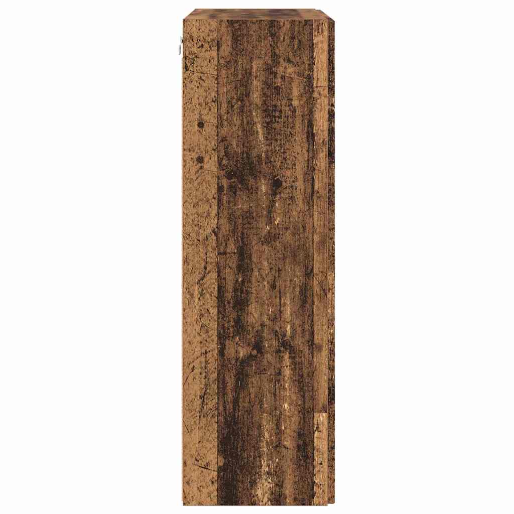 TV-wandkast Oud Hout 59,5 x 31 x 100 cm Bewerkt hout is nu te koop bij PeponiXL, paradijselijk wonen!