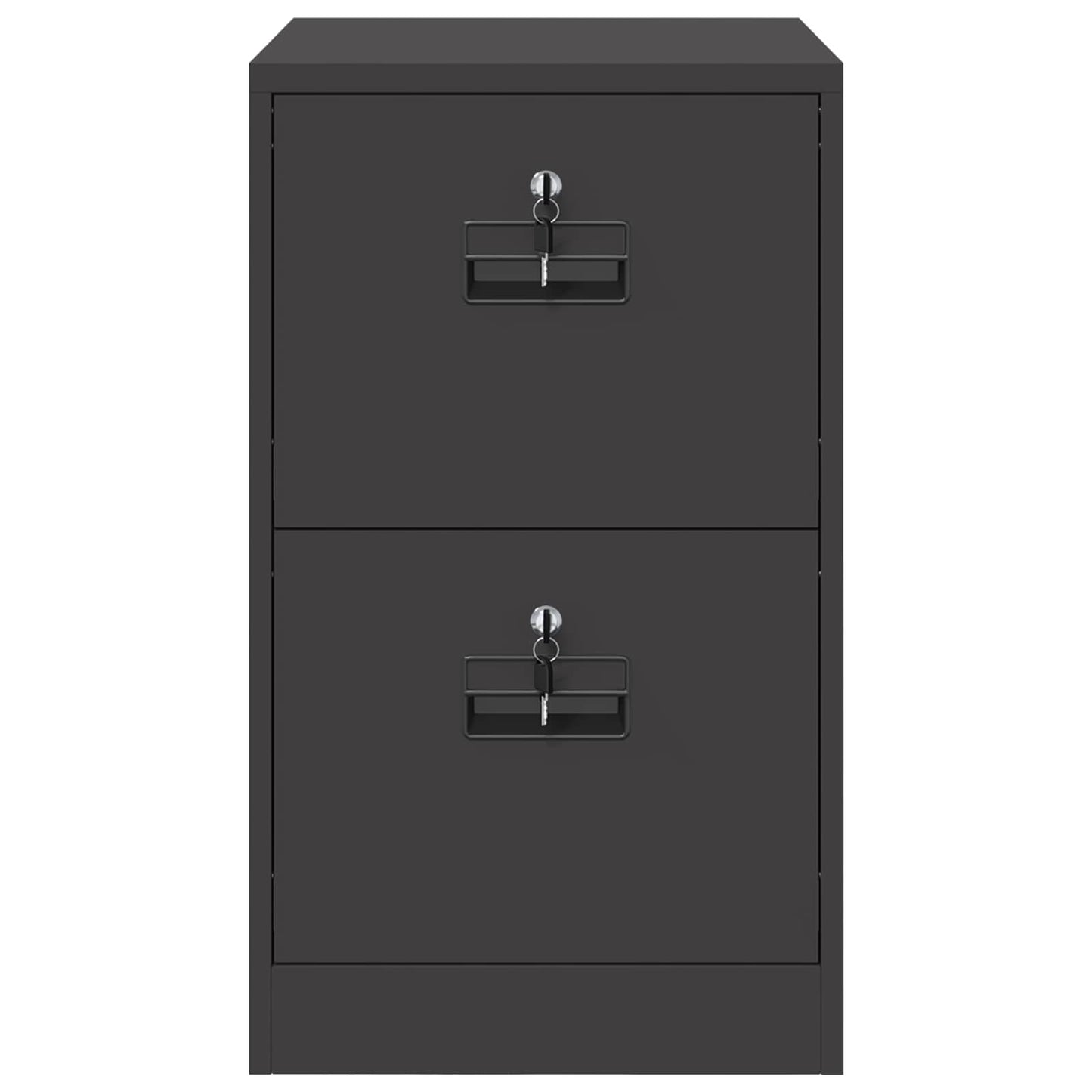 Bestandenkast Zwart 44 x 50 x 106,5 cm Koudgewalst Staal is nu te koop bij PeponiXL, paradijselijk wonen!