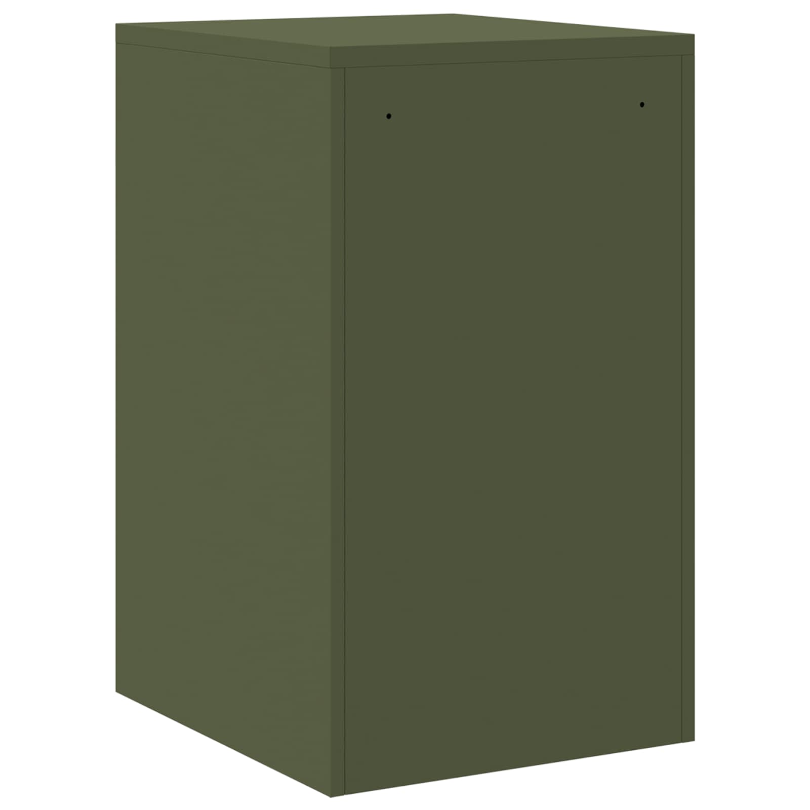 Bestandenkast Olijf Groen 44 x 50 x 74,5 cm Koudgewalst Staal is nu te koop bij PeponiXL, paradijselijk wonen!