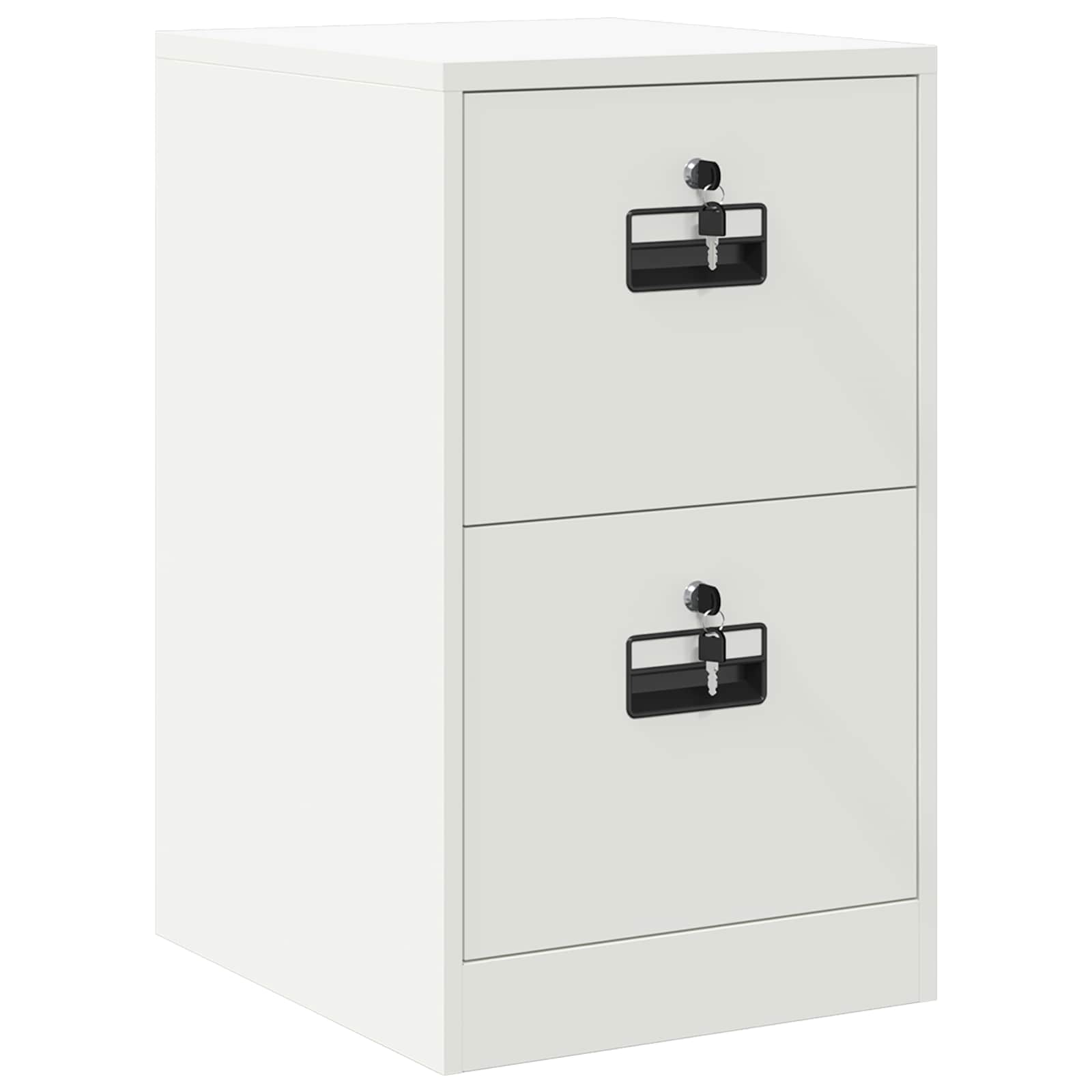 Bestandenkast met lade Wit 44 x 50 x 74,5 cm Koudgewalst Staal is nu te koop bij PeponiXL, paradijselijk wonen!
