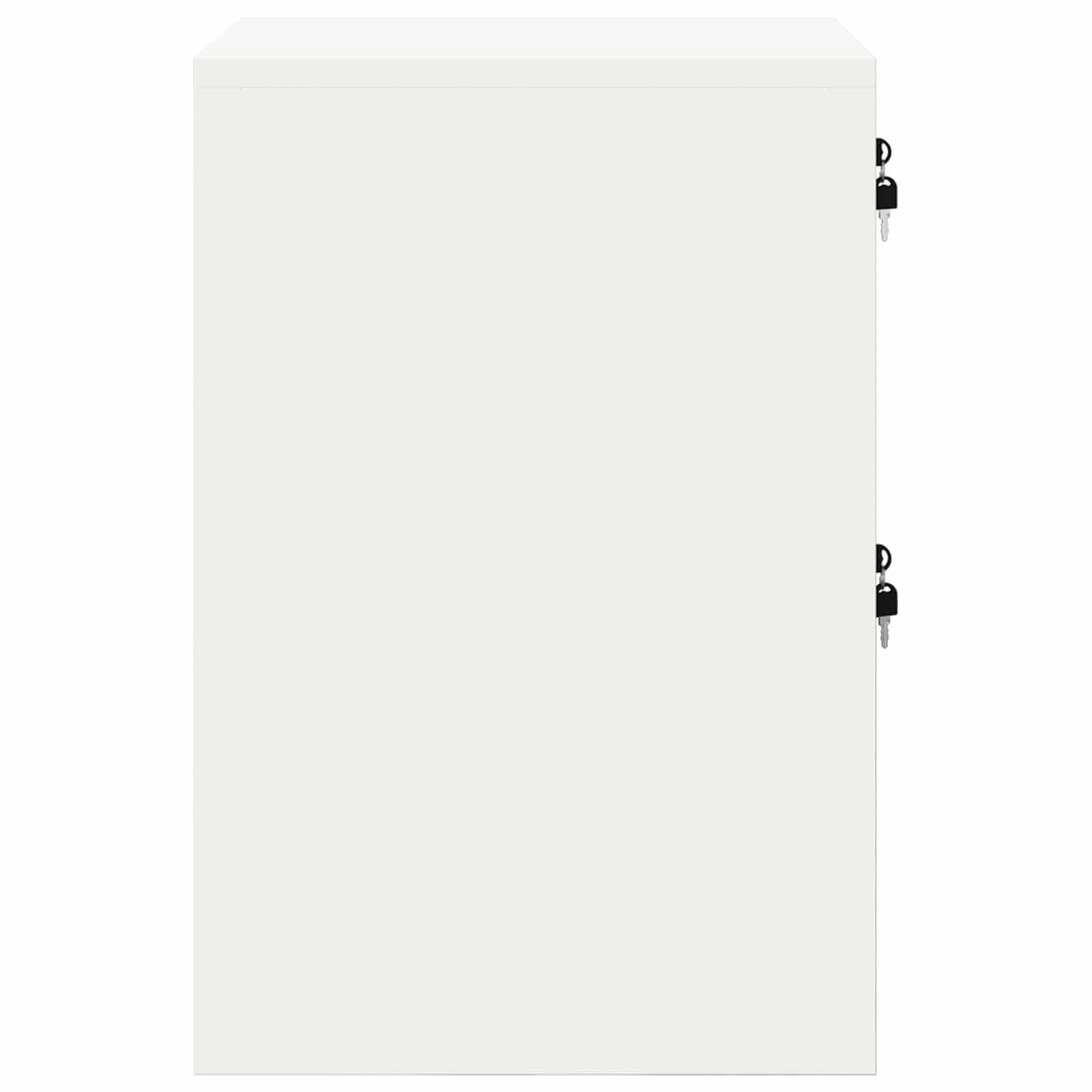 Bestandenkast met lade Wit 44 x 50 x 74,5 cm Koudgewalst Staal is nu te koop bij PeponiXL, paradijselijk wonen!