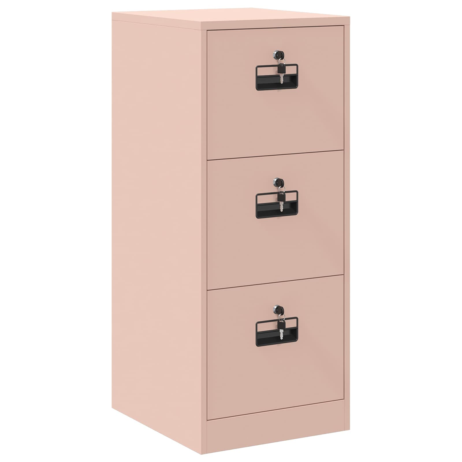Bestandenkast Roze 44 x 50 x 106,5 cm Koudgewalst Staal is nu te koop bij PeponiXL, paradijselijk wonen!